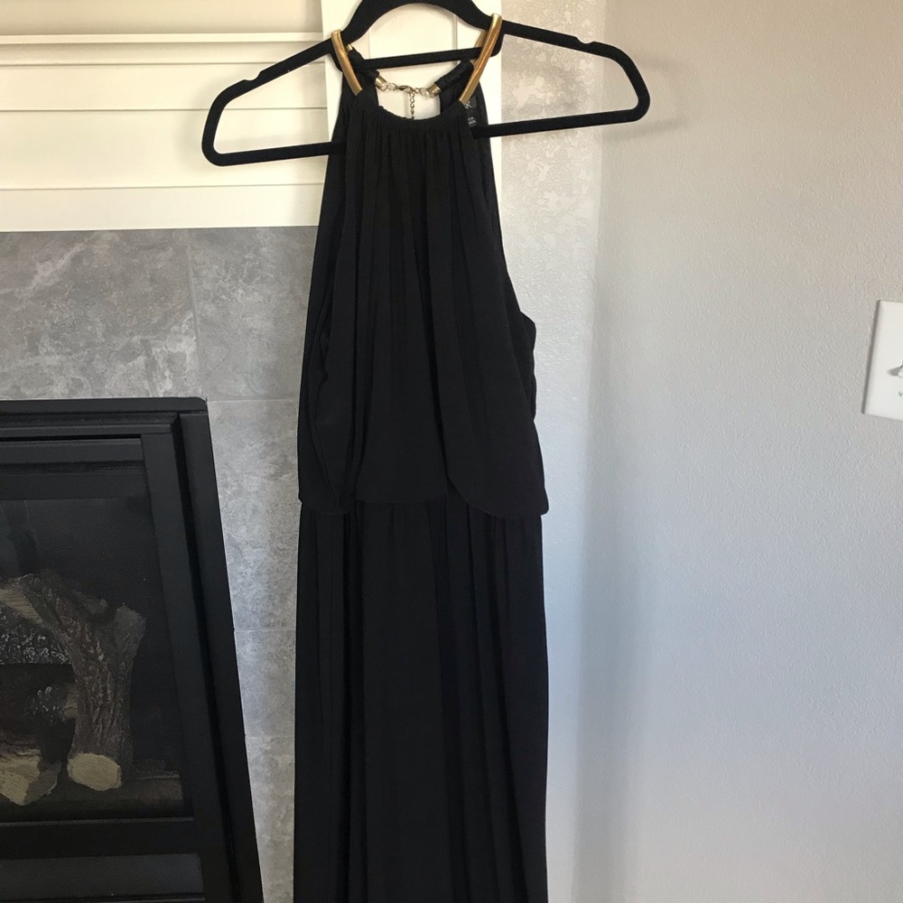 Long black formal dress